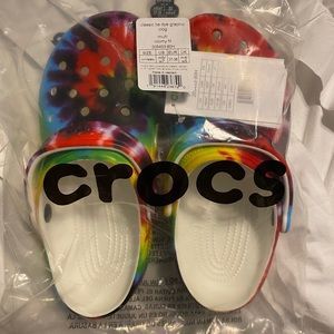 Crocs Classic Tie Dye Clog women’s Size 7